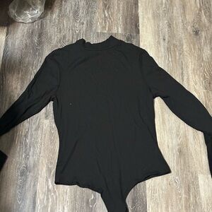 Black Long Sleeve Women's Top